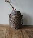 Rene Houtman Nepalese Houten Pot | Incl. Ketting | H27 x D20 cm
