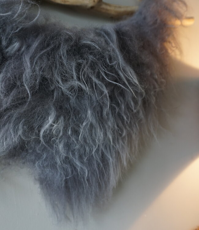 Rene Houtman Wolhanger | Schapenvacht | Grijs | H70xB69 cm