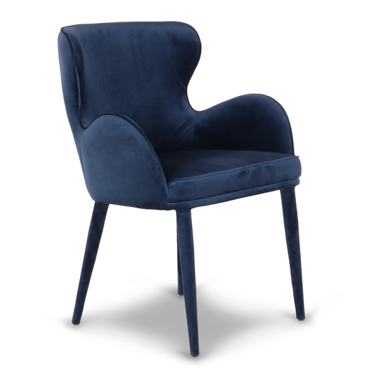 Rene Houtman Perry Eetkamerstoel - Donkerblauw - H86 cm