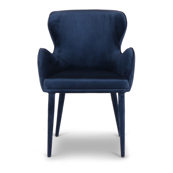 Rene Houtman Perry Eetkamerstoel - Donkerblauw - H86 cm