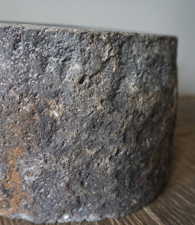 Rene Houtman Kleine Stenen Waskom + Spoelgat | H13,5 x B30 x D25 cm