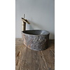 Kleine Stenen Waskom + Spoelgat | H13,5 x B30 x D25 cm