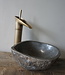 Rene Houtman Kleine Stenen Waskom + Spoelgat | H11 x B23,5 x D24 cm