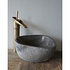 Kleine Stenen Waskom + Spoelgat | H14 x B24 x D26 cm