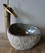 Rene Houtman Kleine Stenen Waskom + Spoelgat | H14 x B20 x D25 cm