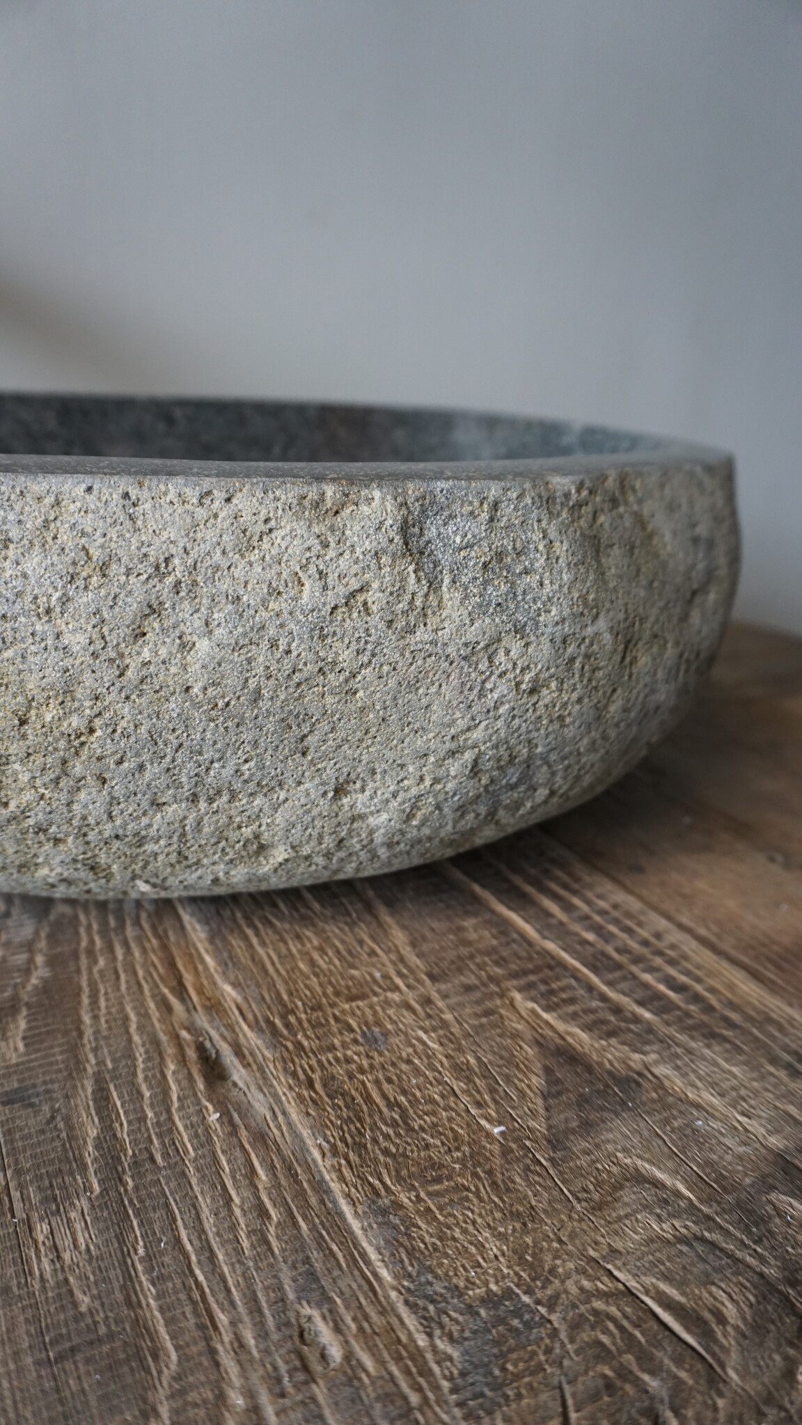 Rene Houtman Grote Stenen Waskom + Spoelgat | H14 x B42 x D31 cm
