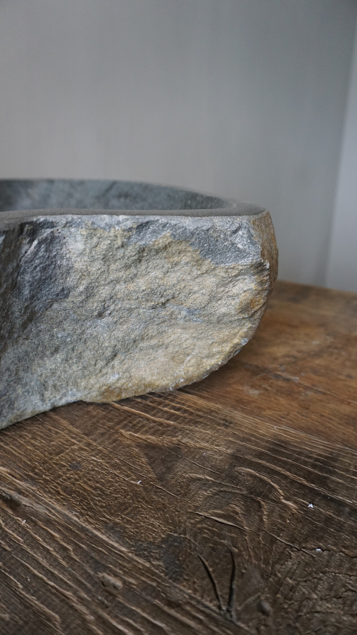 Rene Houtman Grote Stenen Waskom + Spoelgat | H15 x B44,5 x D41,5 cm