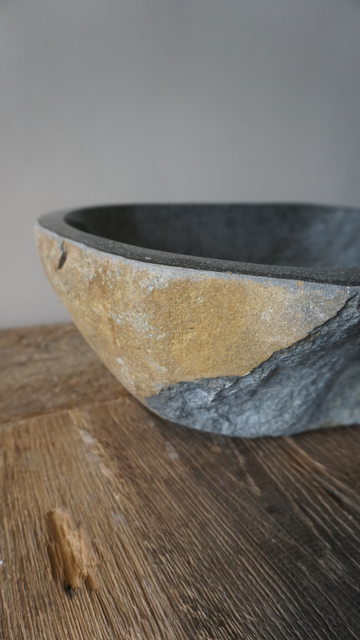 Rene Houtman Grote Stenen Waskom + Spoelgat | H15 x B44,5 x D41,5 cm