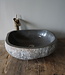 Rene Houtman Grote Stenen Waskom + Spoelgat | H15 x B45,5 x D39 cm