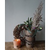 Kunstbloemen Toef | Groen Olijf | L45 cm