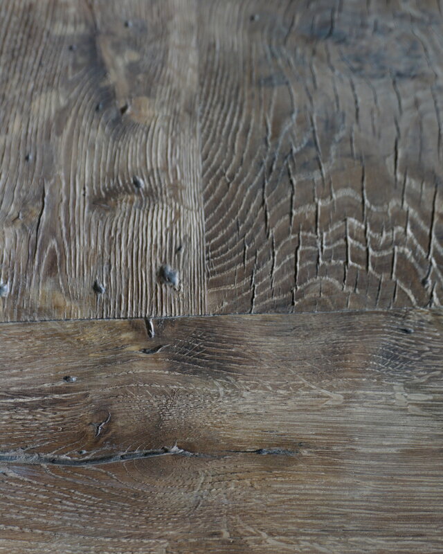 Rene Houtman Oud Eikenhouten Tafel | L250 x B100 x H78,5 cm