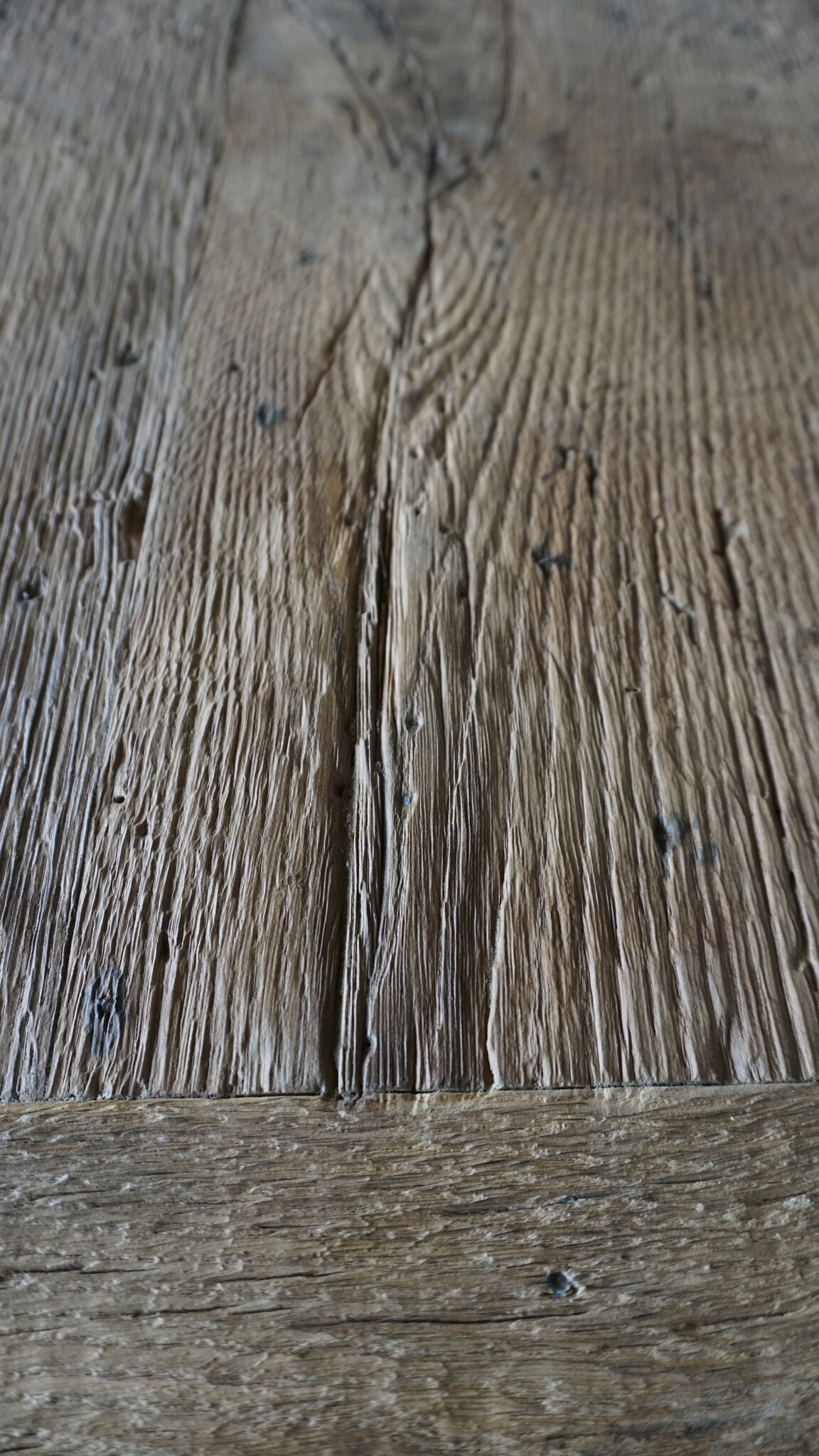 Rene Houtman Oud Eikenhouten Tafel | L270 x B100 x D78,5 cm