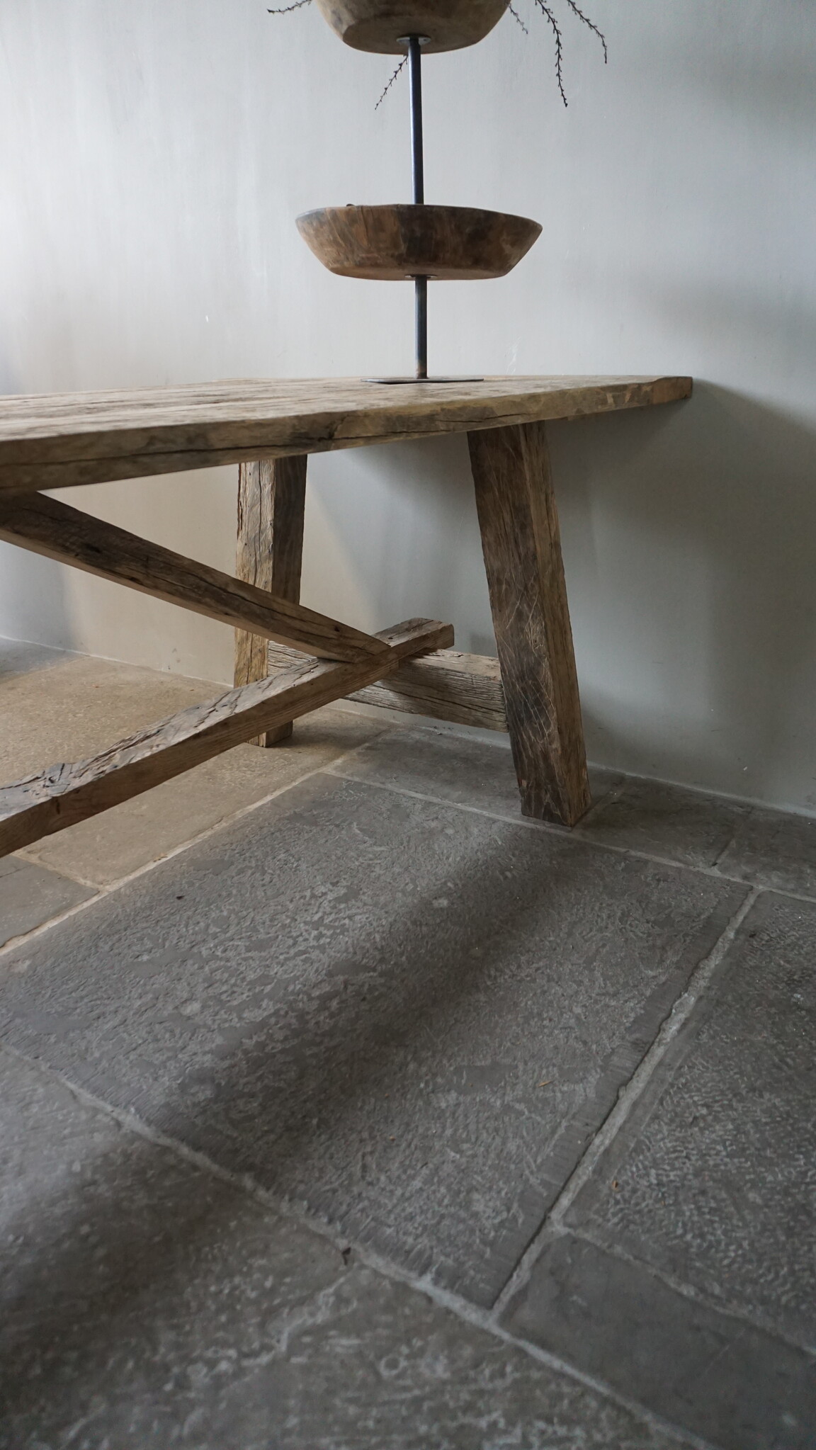 Rene Houtman Oud Eikenhouten Tafel | L300 x B101 x D78 cm