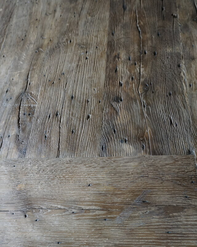 Rene Houtman Oud Eikenhouten Tafel | L300 x B101 x D78 cm