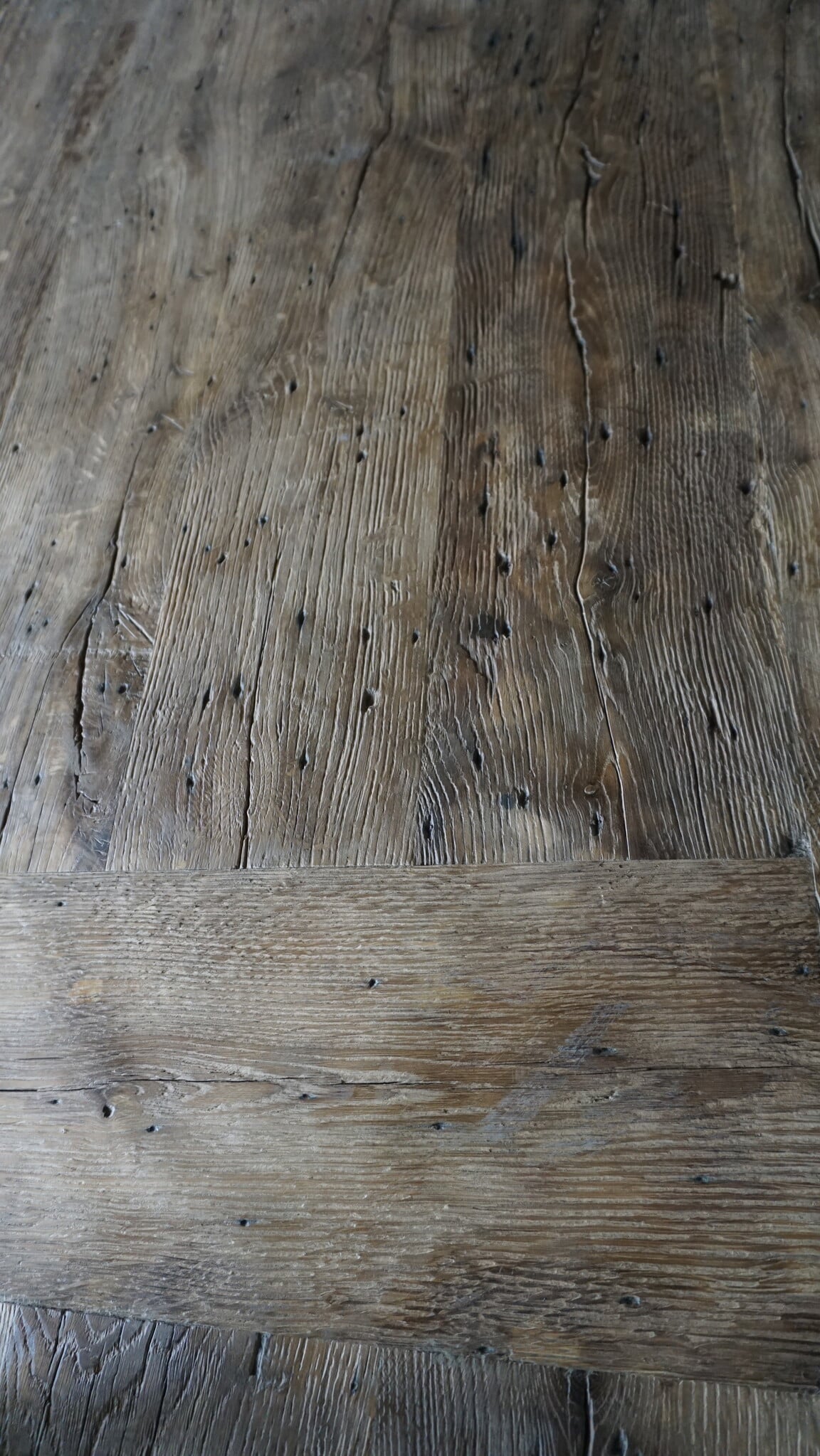 Rene Houtman Oud Eikenhouten Tafel | L300 x B101 x D78 cm