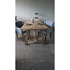 Oud Eikenhouten Tafel | L300 x B101 x D78 cm