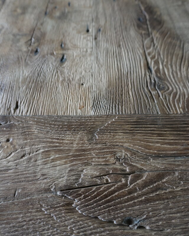 Rene Houtman Oud Eikenhouten Tafel | L300 x B99 x D79,5 cm