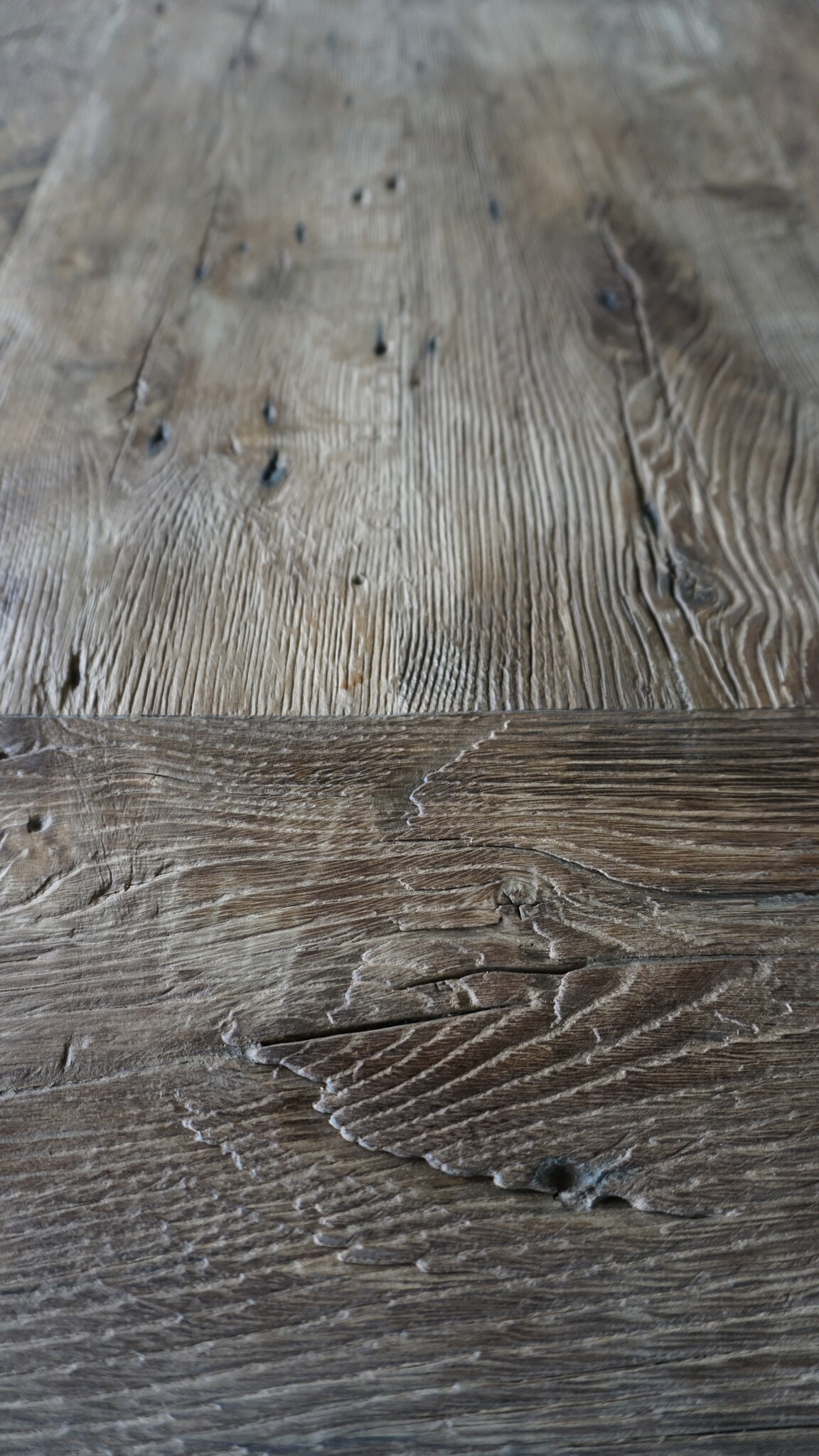 Rene Houtman Oud Eikenhouten Tafel | L300 x B99 x D79,5 cm