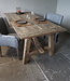 Rene Houtman Oud Eikenhouten Tafel | L220 x B100 x D78 cm