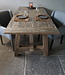 Rene Houtman Oud Eikenhouten Tafel | L220 x B100 x D78 cm