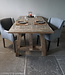 Rene Houtman Oud Eikenhouten Tafel | L220 x B100 x D78 cm