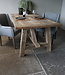 Rene Houtman Oud Eikenhouten Tafel | L220 x B99 x D79 cm