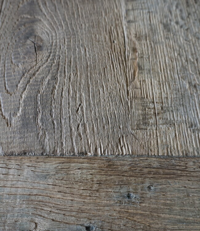 Rene Houtman Oud Eikenhouten Tafel | L220 x B99 x D79 cm