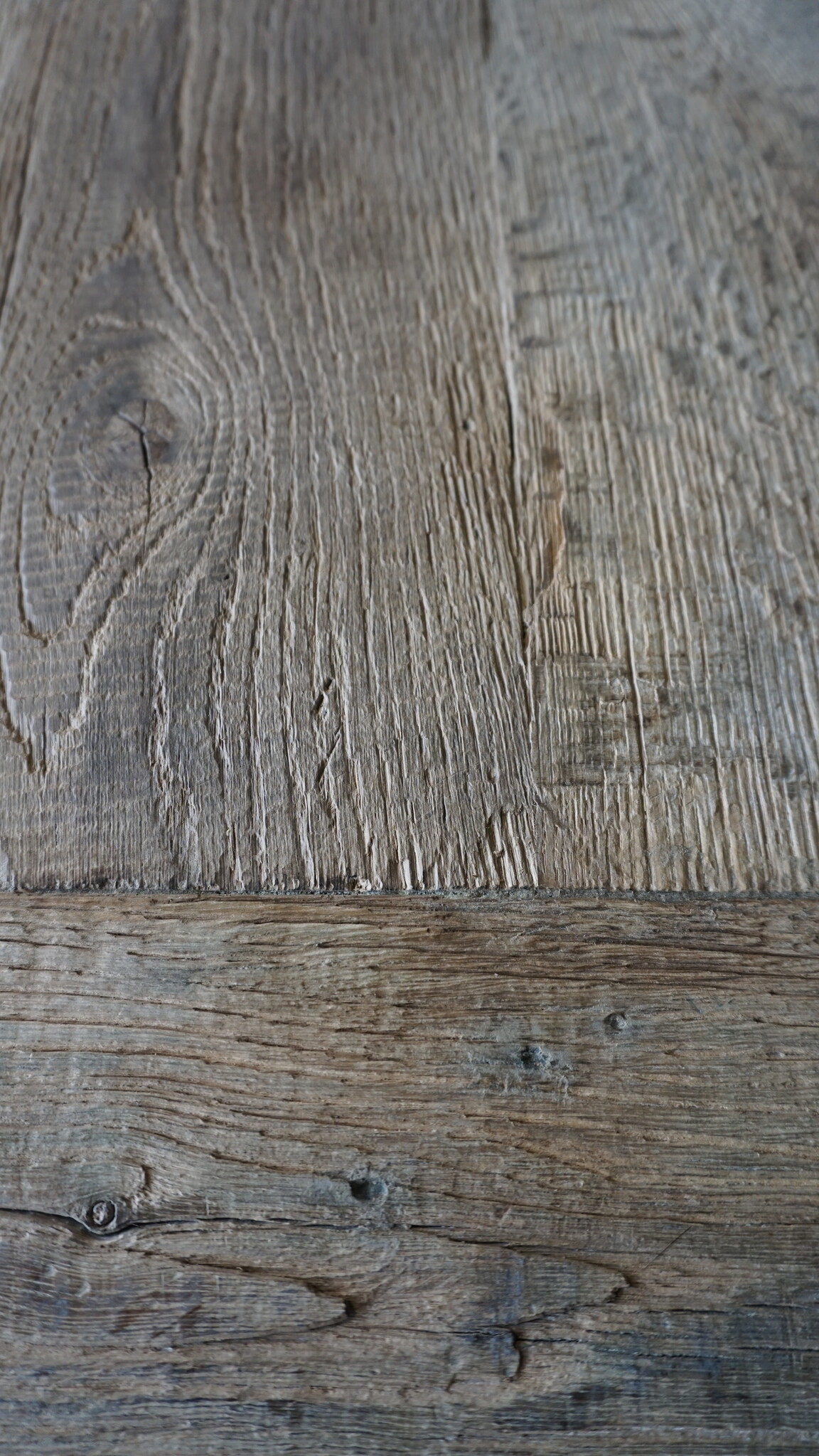 Rene Houtman Oud Eikenhouten Tafel | L220 x B99 x D79 cm