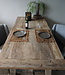 Rene Houtman Oud Eikenhouten Tafel | L220 x B99 x D79 cm