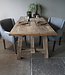 Rene Houtman Oud Eikenhouten Tafel | L220 x B99 x D79 cm