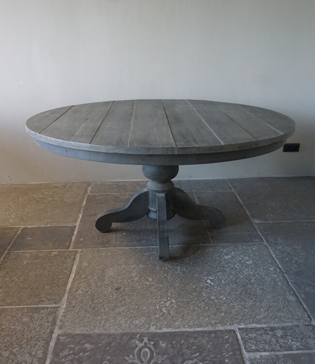 Rene Houtman Eetkamertafel | Rond | Vergrijsd Hout | H78 x D160 cm