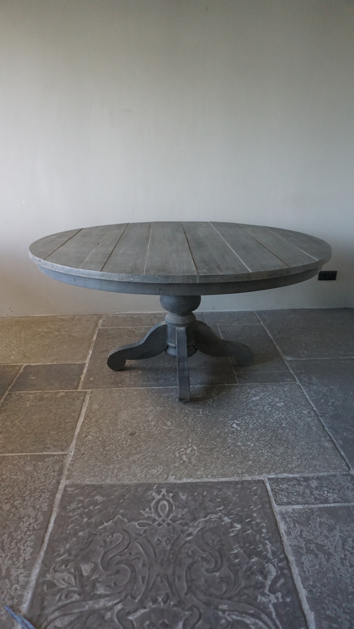Rene Houtman Eetkamertafel | Rond | Vergrijsd Hout | H78 x D160 cm