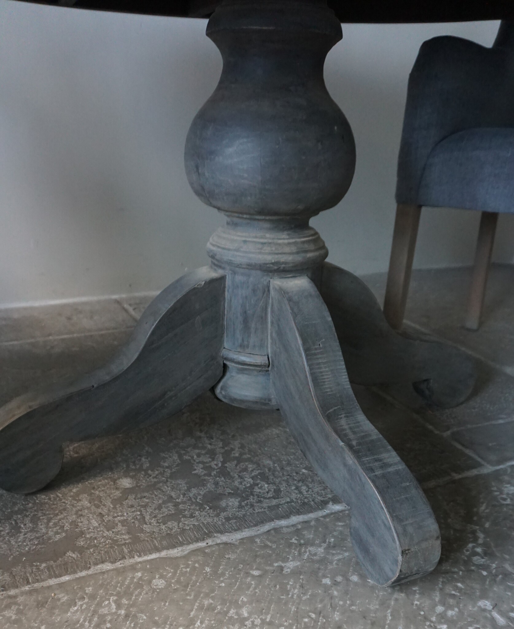 Rene Houtman Eetkamertafel | Rond | Vergrijsd Hout | H78 x D160 cm