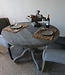 Rene Houtman Eetkamertafel | Rond | Vergrijsd Hout | H78 x D120 cm