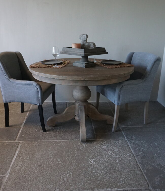 Rene Houtman Eetkamertafel | Rond | Bruin | H78 x D120 cm