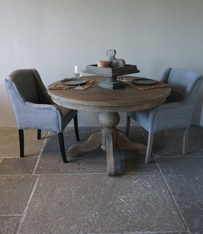 Rene Houtman Eetkamertafel | Rond | Bruin | H78 x D120 cm