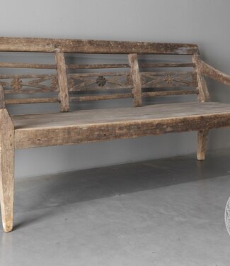 Be-Uniq Oude Javaanse Bank | Indonesië | H93 x B181 x D71 cm