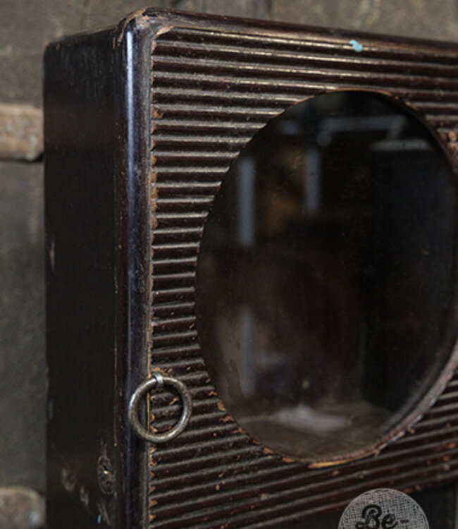 Be-Uniq Oud Hangvitrine Kastje | India | H41xB24xD11 cm