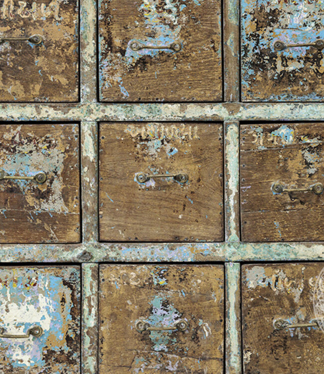 Be-Uniq Oude Ladekast | India | H68 x B156 x D23 cm