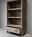 Be-Uniq Oude Boekenkast | Rustiek Verweerd | H185xB107xD46 cm