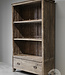 Be-Uniq Oude Boekenkast | Rustiek Verweerd | H185xB107xD46 cm