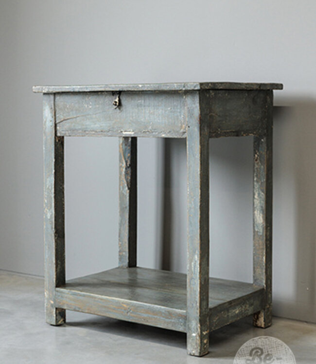 Be-Uniq Oude Haltafel Met Klep | India | H75xB60xD45 cm