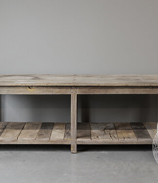 Be-Uniq Oude Sidetable | Rustiek Verweerd | H60xB185xD36 cm