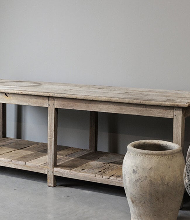 Be-Uniq Oude Sidetable | Rustiek Verweerd | H60xB185xD36 cm