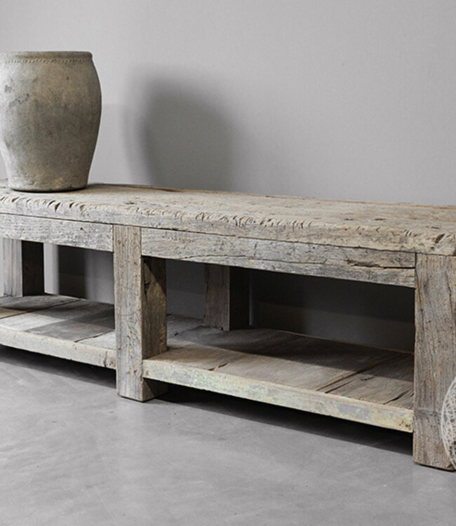 Be-Uniq Oude Lage Workmate Tafel | India | B183 cm