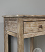 Be-Uniq Oude Bijzettafel | Rustiek Verweerd | H76xB46xD38 cm