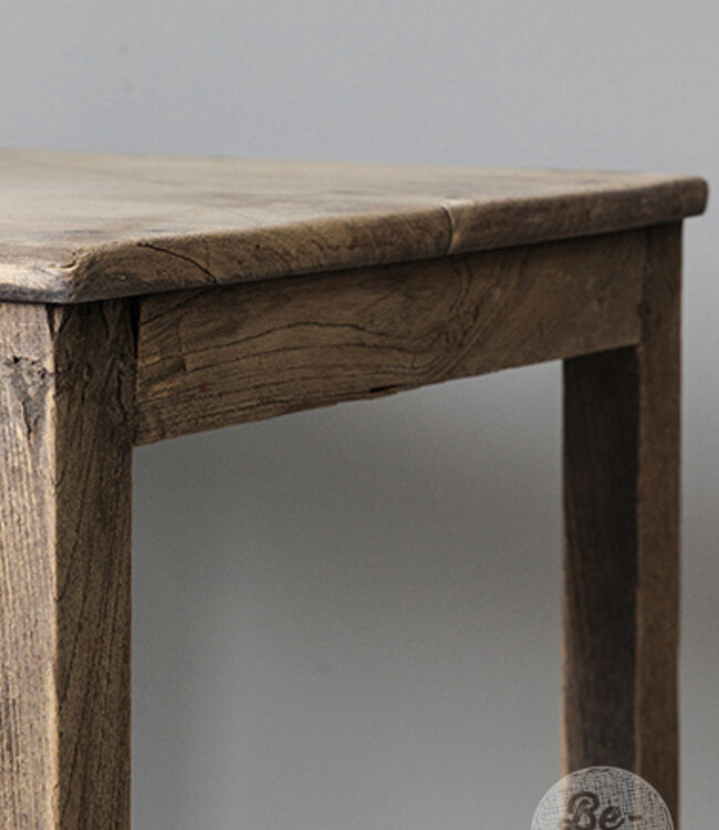 Be-Uniq Oude Bijzettafel | Rustiek Verweerd | H46xB45xD39 cm