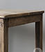 Be-Uniq Oude Bijzettafel | Rustiek Verweerd | H46xB45xD39 cm