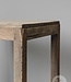 Be-Uniq Oude Bijzettafel | Rustiek Verweerd | H56xB45xD35 cm