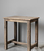 Be-Uniq Oude Bijzettafel | Rustiek Verweerd | H46xB42xD30 cm